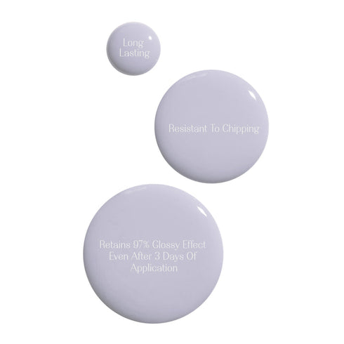 LoveChild Piya  Breathable Cool Blue Glossy Nail Paint